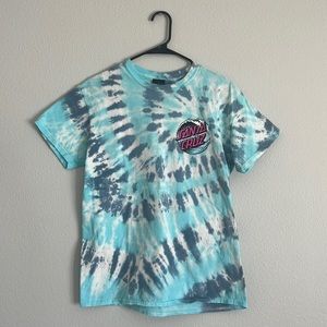 Santa Cruz Tie Dye Skater Tshirt